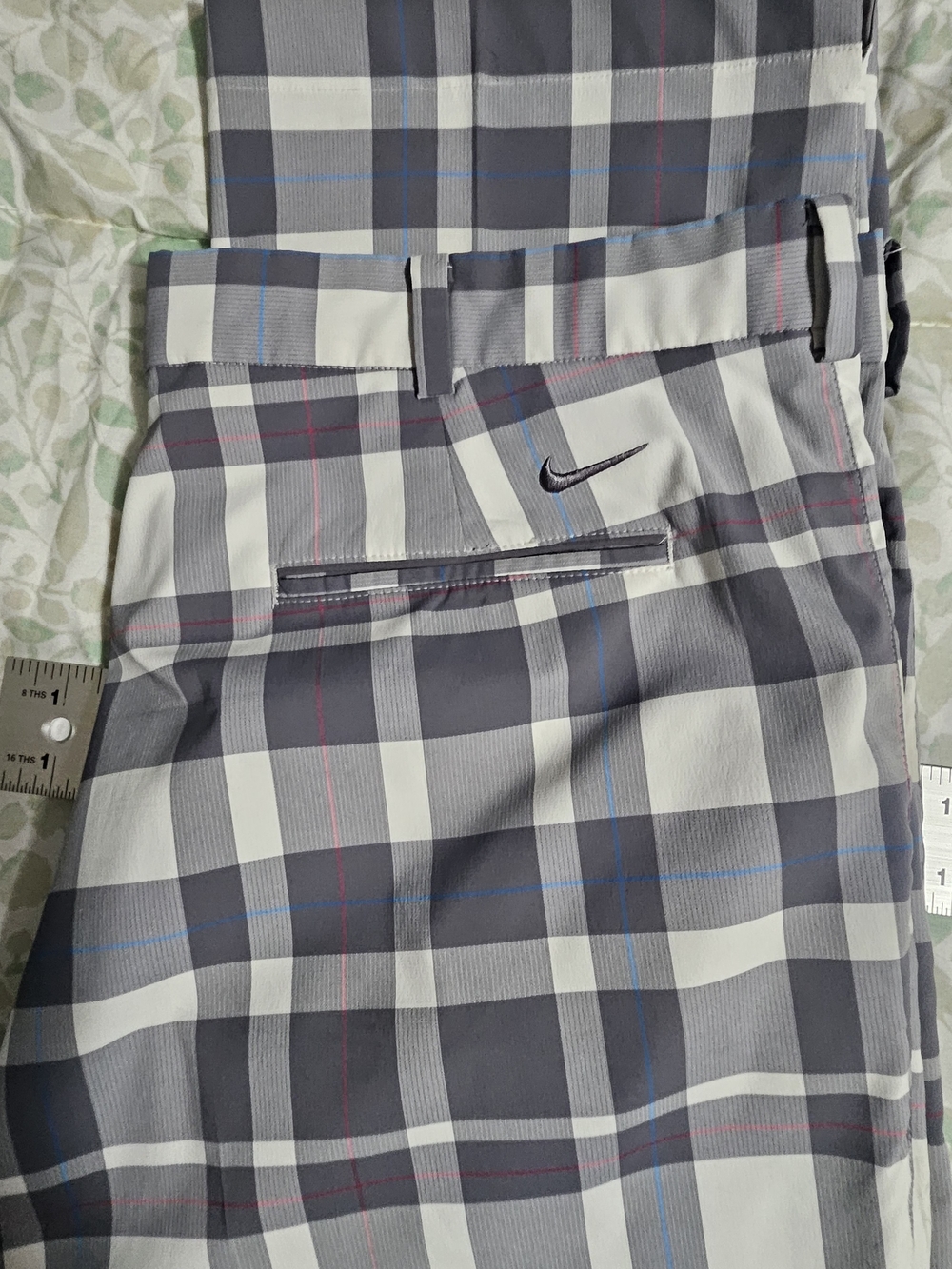 Nike Men's Plaid Golf Slacks